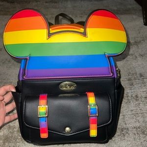 Disney Pride Rainbow Mickey Ears Mini Backpack